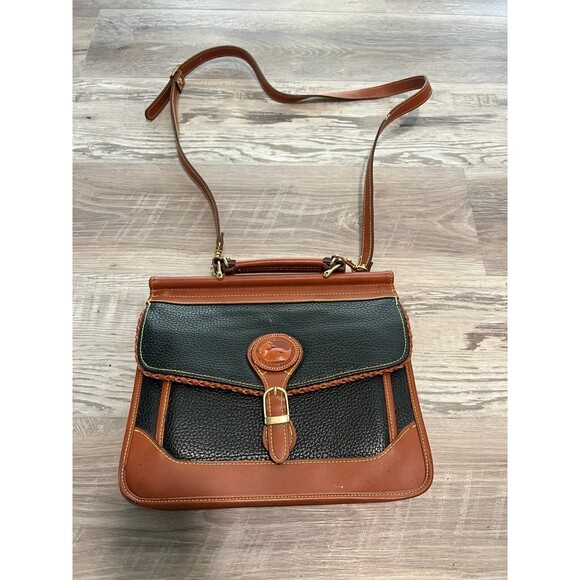 Authentic Vintage Dooney and Bourke Leather purse briefcase bag - Picture 1 of 10
